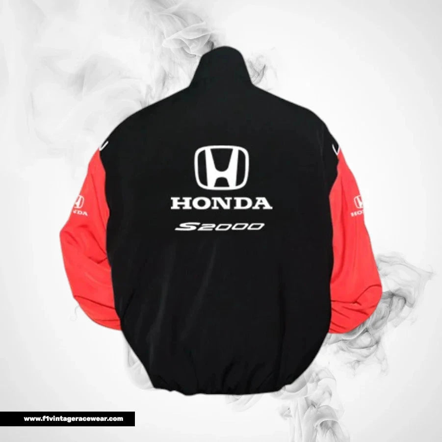 Honda S2000 Team Jacket Black Red Track Edition