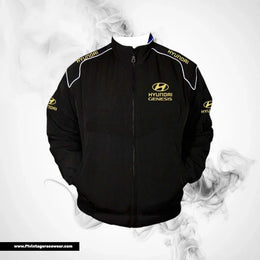 Hyundai Genesis Racing Jacket Black Luxury Performance Style