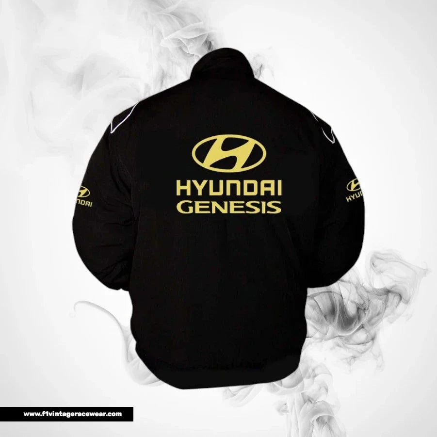 Hyundai Genesis Racing Jacket Black Luxury Performance Style
