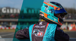Cyan & Charcoal Kart Racing Suit – FK Custom Motorsport Racewear