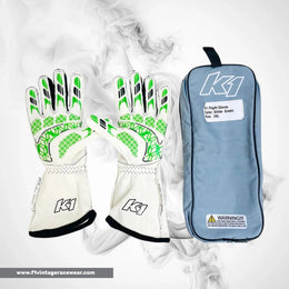 Kyle Larson 2024 Signed K1 IndyCar Racing Gloves