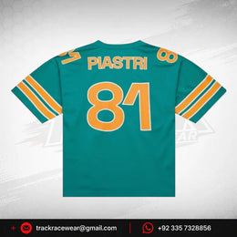 McLaren Racing F1 Special Edition Las Vegas GP Oscar Piastri Mitchell & Ness Football Jersey