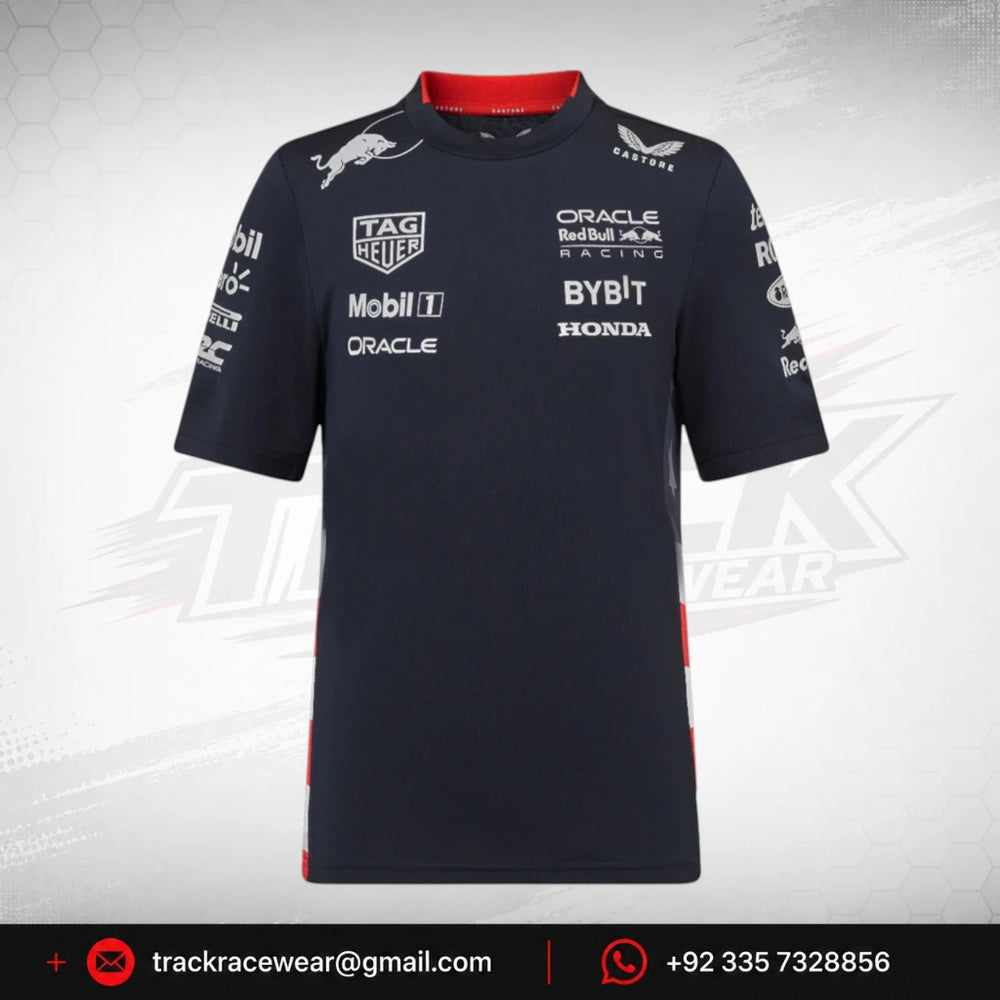 Red Bull Racing F1 Kids Special Edition America Race Team T-Shirt- Youth Navy