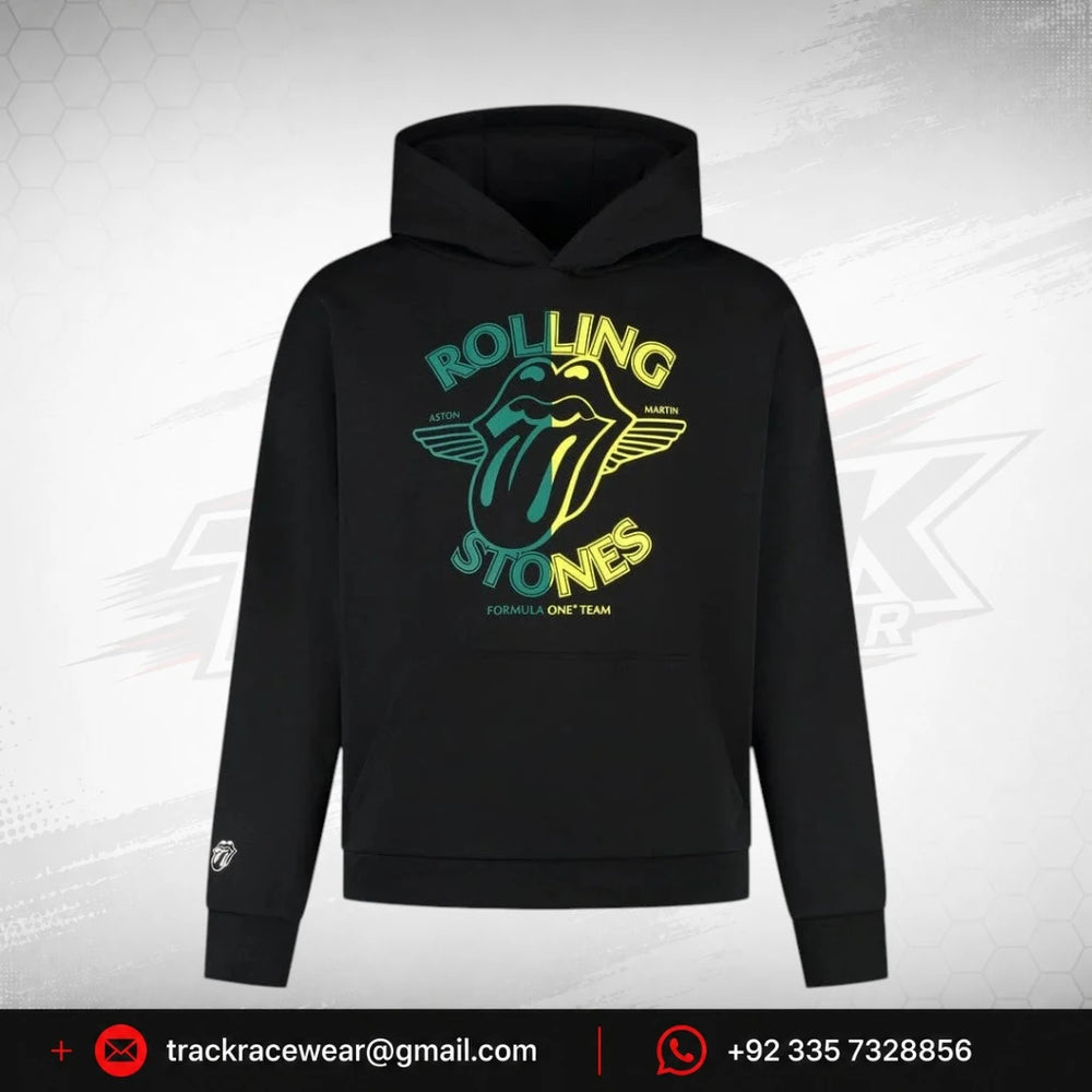 Aston Martin F1 Special Edition Rolling Stones Hoody - Black