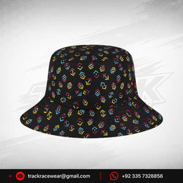 Haas Racing F1 Special Edition Vegas GP New Era Tapered Bucket Hat - Black