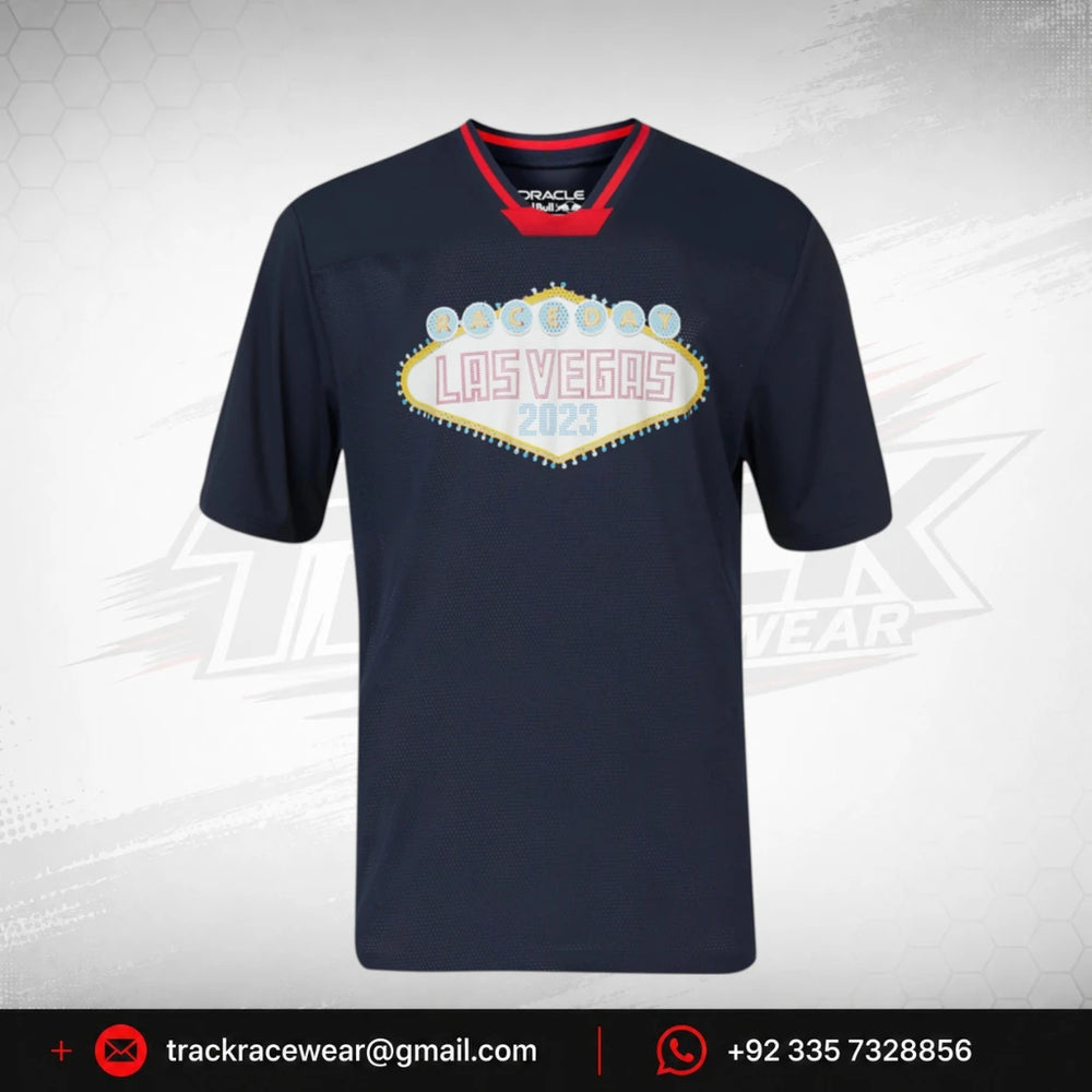 Red Bull Racing F1 Special Edition Las Vegas GP T-Shirt-Navy