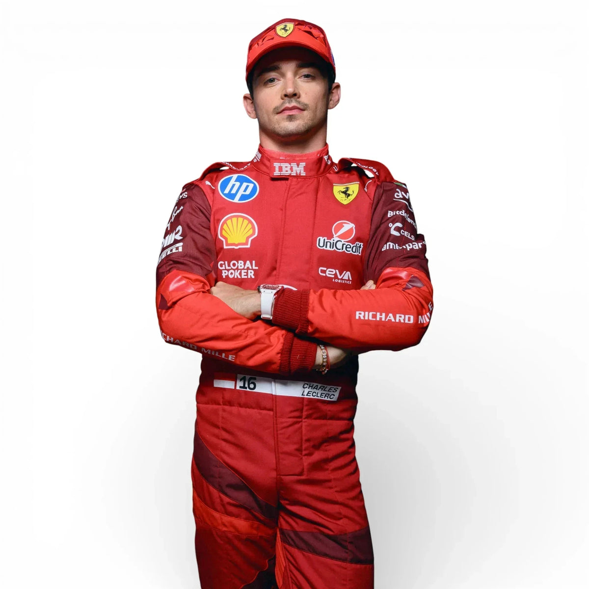 Lewis Hamilton 2025 Scuderia Ferrari HP Las Vegas F1 Race Suit