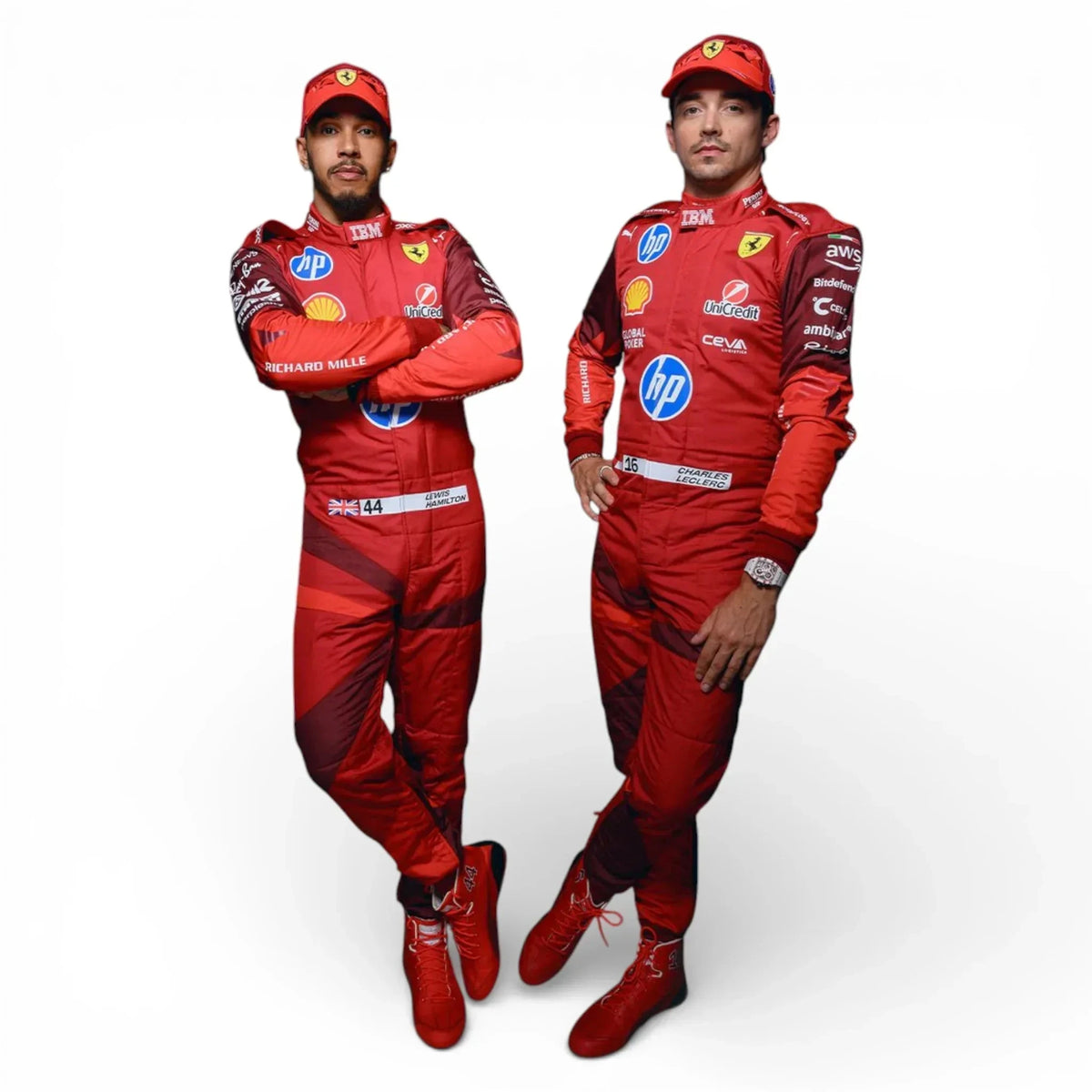 Lewis Hamilton 2025 Scuderia Ferrari HP Las Vegas F1 Race Suit