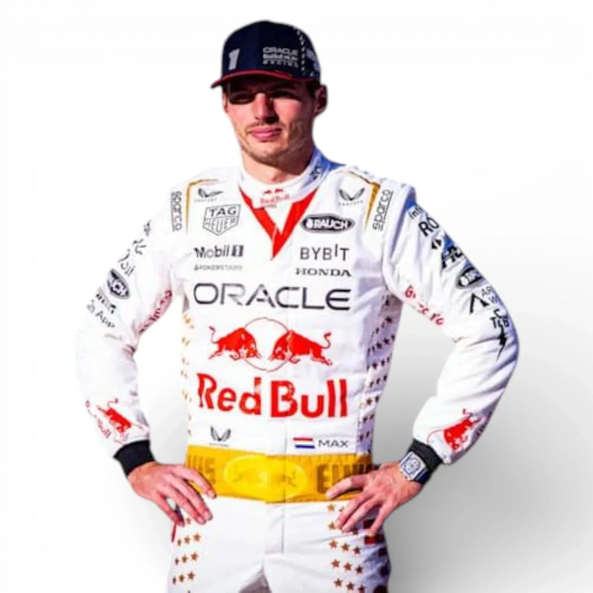 Max Verstappen 2023 Las Vegas Grand Prix Red Bull F1 Race Suit