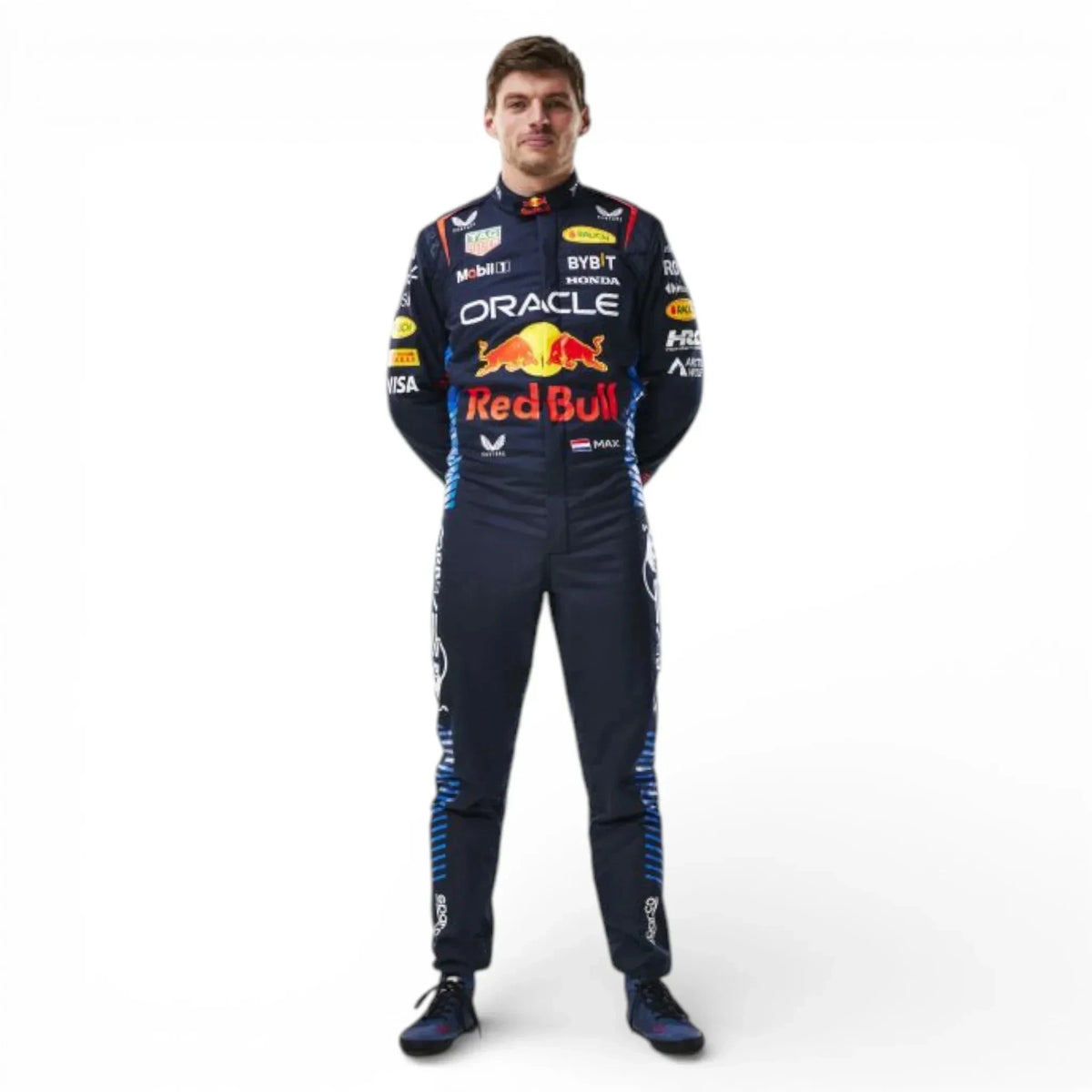 Max Verstappen 2024 Oracle Red Bull Racing Formula 1 Team Race Suit