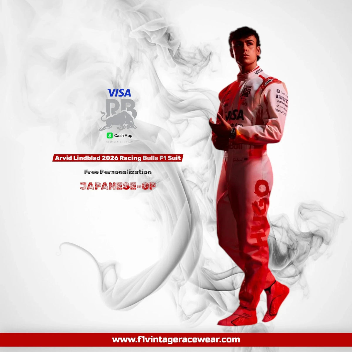 Official 2026 Racing Bulls New F1 Suit – Japanese GP Edition