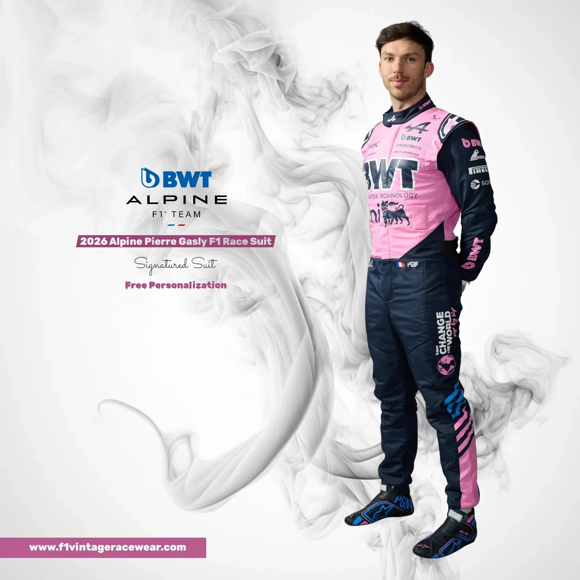 Pierre Gasly 2026 BWT Alpine F1 Racing Costume