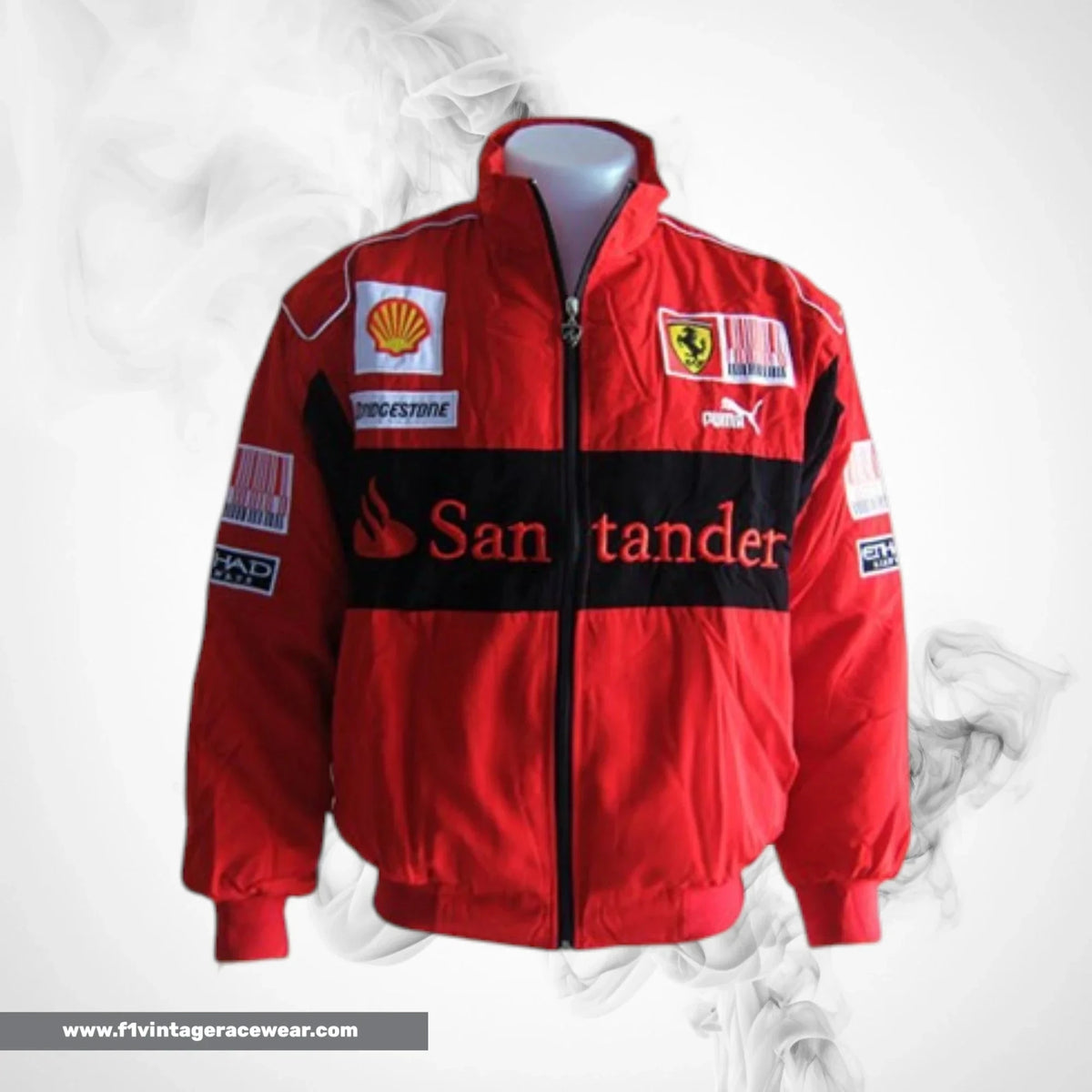 Scuderia Ferrari Red Vintage Jacket Santander Edition