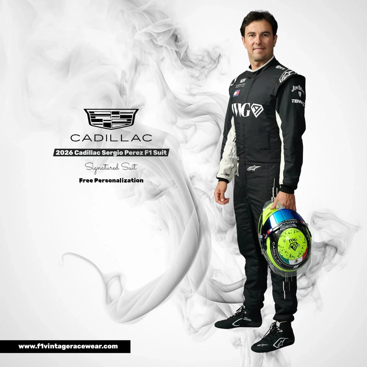 Sergio Pérez 2026 Cadillac F1 Driver Race Suit Replica