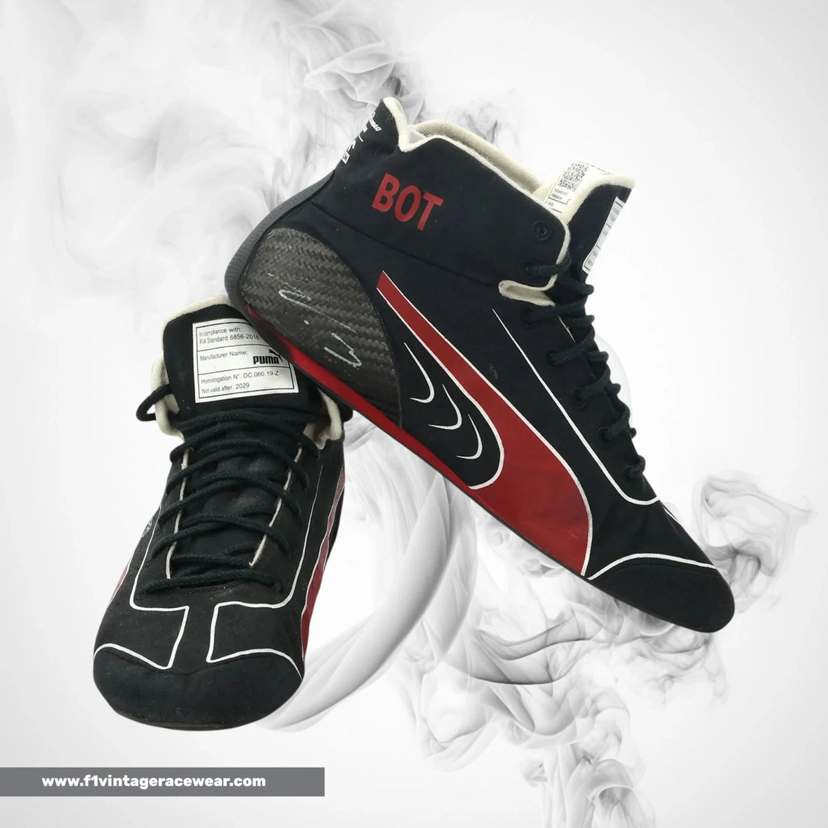Valtteri Bottas 2022 Abu Dhabi Alfa Romeo F1 Vintage Boots